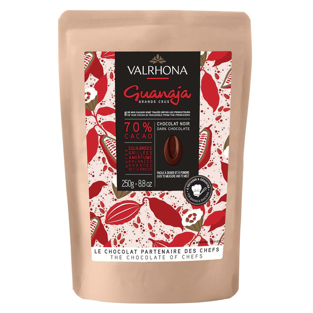 Valrhona	Guanaja
Dark	Chocolate	Feves